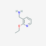 Structure of 1-(2-ethoxy-3-pyridinyl)methanamine(SALTDATA: 2HCl)