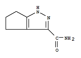 Structure of 3-Cyclopentapyrazolecarboxamide,  1,4,5,6-tetrahydro-