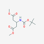 Structure of 3-(N-Boc)pentanedioic acid