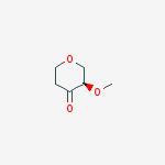 Structure of (R)-3-methoxydihydro-2H-pyran-4(3H)-one