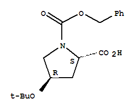 Structure of Z-HYP(TBU)-OH