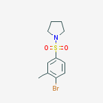 Structure of 1-(4-Bromo-3-methylphenylsulfonyl)pyrrolidine