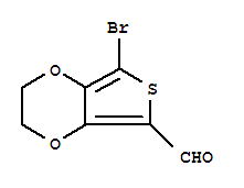 Structure of 7-BROMO-2,3-DIHYDROTHIENO[3,4-B][1,4]DIOXINE-5-CARBOXALDEHYDE 97