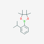 2-(2-Isopropylphenyl)-4,4,5,5-Tetramethyl-1,3,2-Dioxaborolane结构式