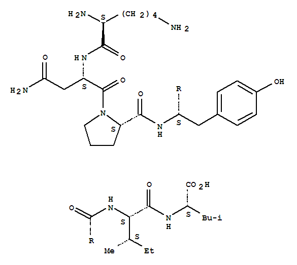 Structure of neurotensin-related hexapeptide