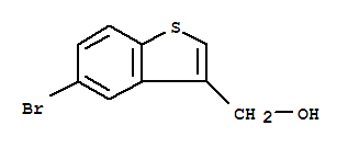 Structure of (5-BROMO-3-BENZO[B]THIENYL)METHANOL