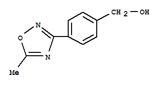 Structure of 4-(5-METHYL-1,2,4-OXADIAZOL-3-YL)BENZYL ALCOHOL