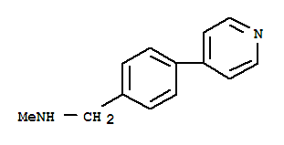 N-METHYL-N-(4-PYRIDIN-4-YLBENZYL)AMINE结构式