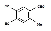 2,5-二甲基-4-羟基苯甲醛结构式