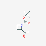 Structure of 2-FORMYL-AZETIDINE-1-CARBOXYLIC ACID TERT-BUTYL ESTER