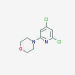 Structure of 4-(4,6-dichloropyridin-2-yl)morpholine