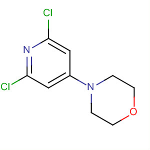 Morpholine, 4-(2,6-dichloro-4-pyridinyl)-结构式