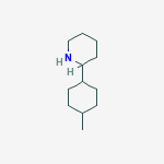 Structure of 2-(4-methylcyclohexyl)piperidine