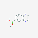 Structure of Boronic Acid, B-6-Quinoxalinyl-