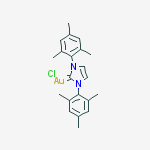 Structure of Chloro[1,3-bis(mesityl)imidazole-2-ylidene]gold(I)
