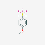 Structure of 1-Methoxy-4-(pentafluorosulfanyl)benzene
