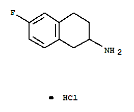 Structure of 6-FLUORO-1,2,3,4-TETRAHYDRO-NAPHTHALEN-2-YLAMINE HYDROCHLORIDE