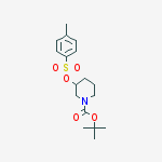 1-BOC-3-(TOLUENE-4-SULFONYLOXY)-PIPERIDINE结构式