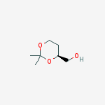 Structure of (4S)-2,2-Dimethyl-1,3-dioxane-4-methanol