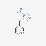 Structure of 1-(PYRIDIN-3-YLMETHYL)-1H-PYRAZOL-5-AMINE