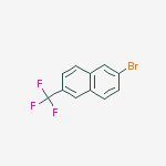 Structure of 2-BROMO-6-TRIFLUOROMETHYLNAPHTHALENE