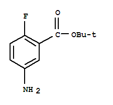 Structure of TERT-BUTYL 5-AMINO-2-FLUOROBENZOATE