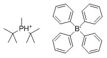 Structure of DI-TERT-BUTYLMETHYLPHOSPHONIUM TETRAPHENYLBORATE