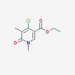 Structure of Ethyl 4-chloro-1,5-dimethyl-6-oxo-1,6-dihydropyridine-3-carboxylate