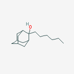 Structure of 2-hexyl-2-adamantanol
