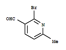 2-溴-6-甲基吡啶-3-甲醛结构式