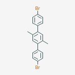 Structure of 1,4-bis(4-bromophenyl)-2,5-dimethylbenzene