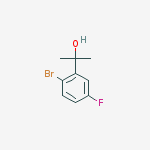 2-(2-bromo-5-fluorophenyl)propan-2-ol结构式