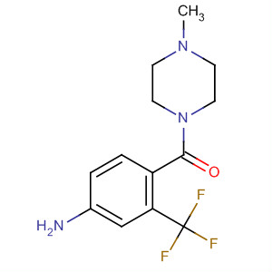 Structure of Piperazine, 1-[4-amino-2-(trifluoromethyl)benzoyl]-4-methyl-