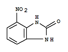 Structure of 2H-Benzimidazol-2-one,1,3-dihydro-4-nitro-