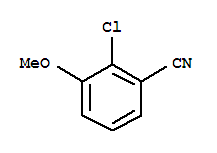 2-氯-3-甲氧基苯甲腈结构式