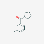 CYCLOPENTYL 3-METHYLPHENYL KETONE结构式