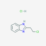 1H-BenziMidazole, 2-(2-chloroethyl)-, hydrochloride (1:1)结构式
