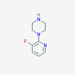 Structure of 1-(3-fluoropyridin-2-yl)piperazine