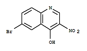 Structure of 6-Bromo-3-nitro-4-quinolinol