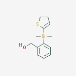 Structure of 2-[Dimethyl(2-thienyl)silyl]benzyl alcohol
