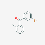 Structure of 3-BROMO-2-METHYLBENZOPHENONE