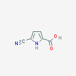 Structure of 5-cyano-1H-pyrrole-2-carboxylic acid
