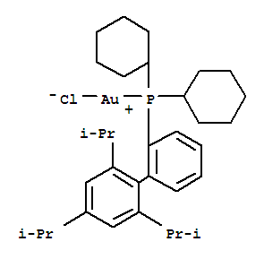 Structure of 2-DICYCLOHEXYLPHOSPHINO-2',4',6'-TRIISO&