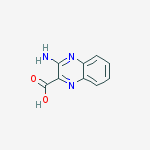 Structure of 2-QUINOXALINECARBOXYLIC ACID 3-AMINO-