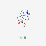 Structure of 4-Aminobicyclo[2.2.2]octane-1-carboxylic acid hydrochloride