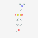 2-(4-METHOXY-BENZENESULFONYL)-ETHYLAMINE结构式