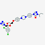 Structure of (1,2,4-Triazol-4-yl) Itraconazole