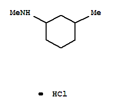 Structure of N,3-DIMETHYLCYCLOHEXANAMINE HYDROCHLORIDE