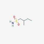 2-METHYLBUTANE-1-SULFONAMIDE结构式
