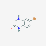 6-Bromo-3,4-dihydroquinoxalin-2(1H)-one结构式